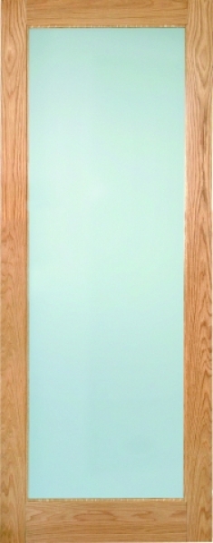 rushmore oak opaque glass door